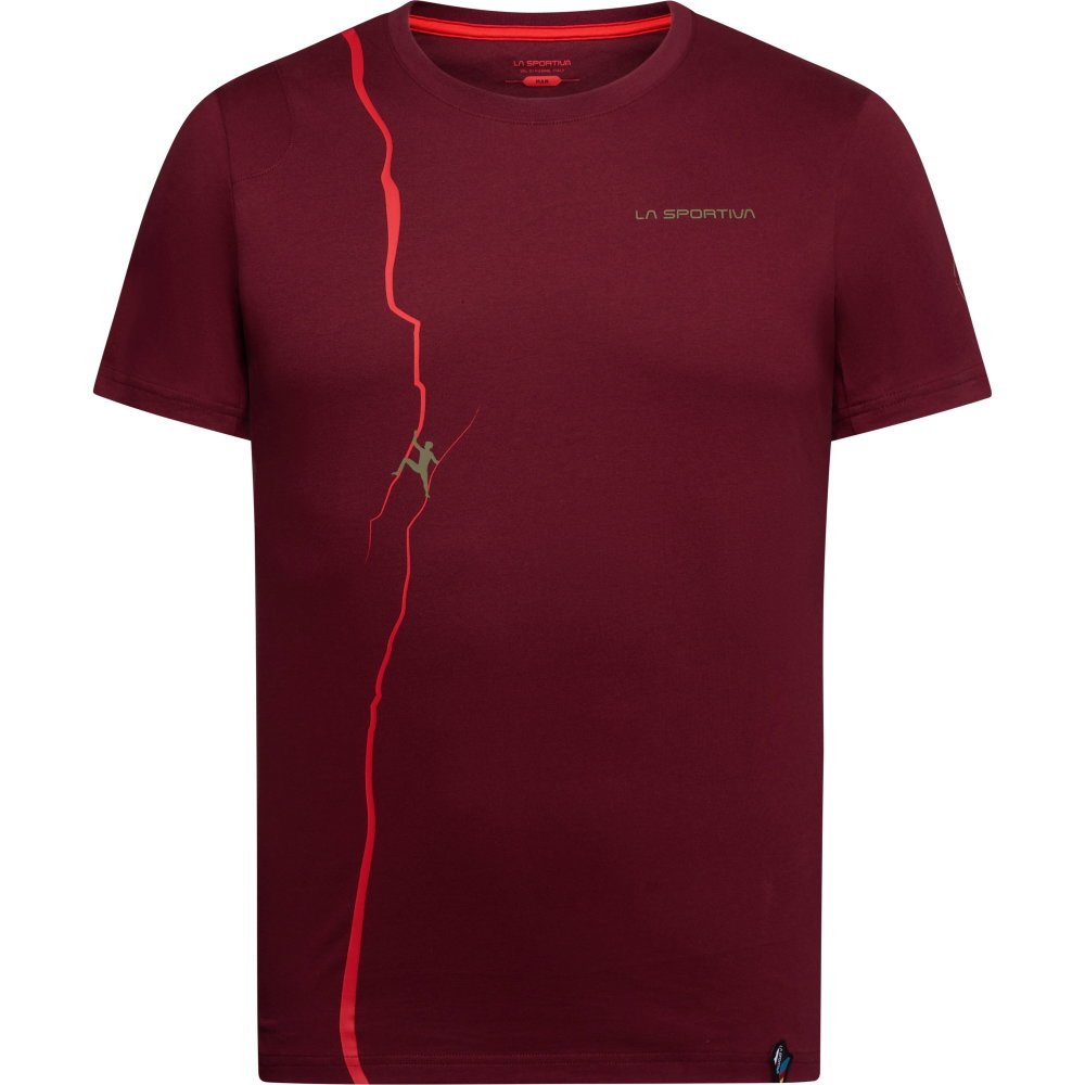 La Sportiva - Route T-Shirt Herren redwood
