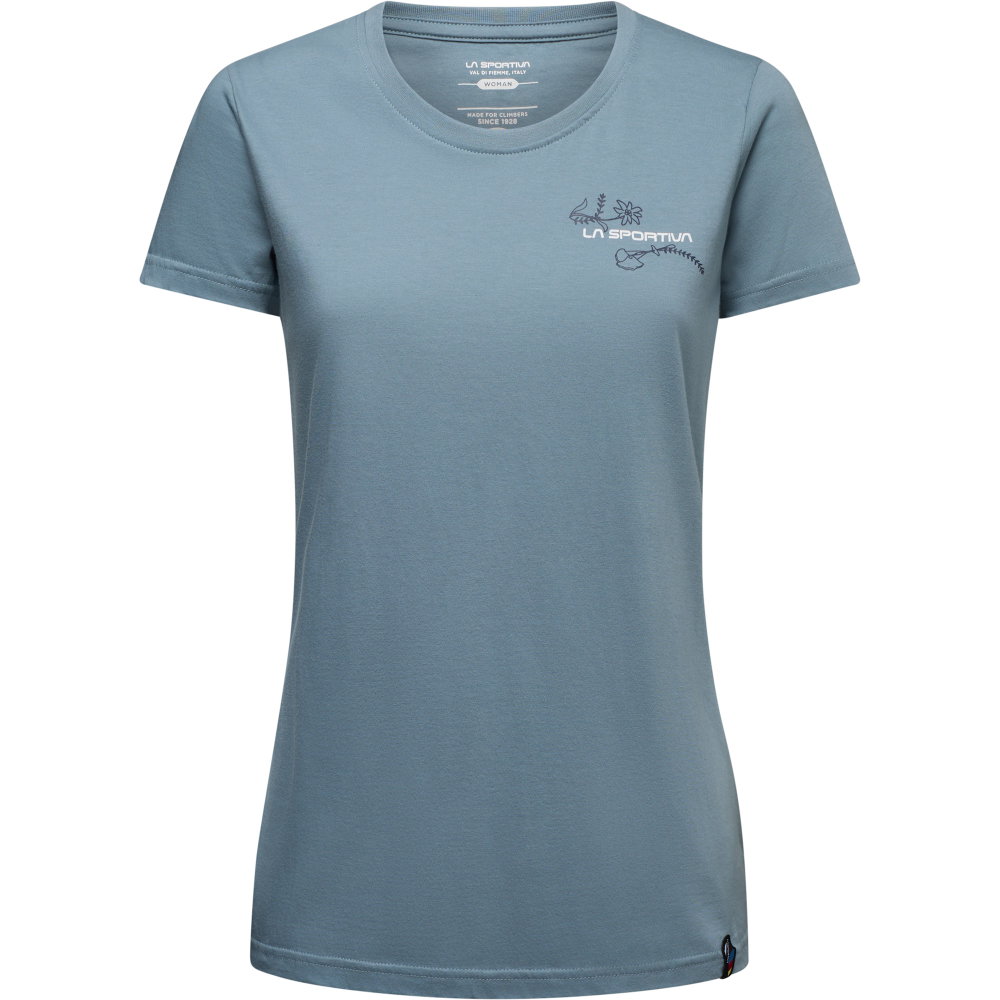 La Sportiva - Climb Flower T-Shirt Damen limestone