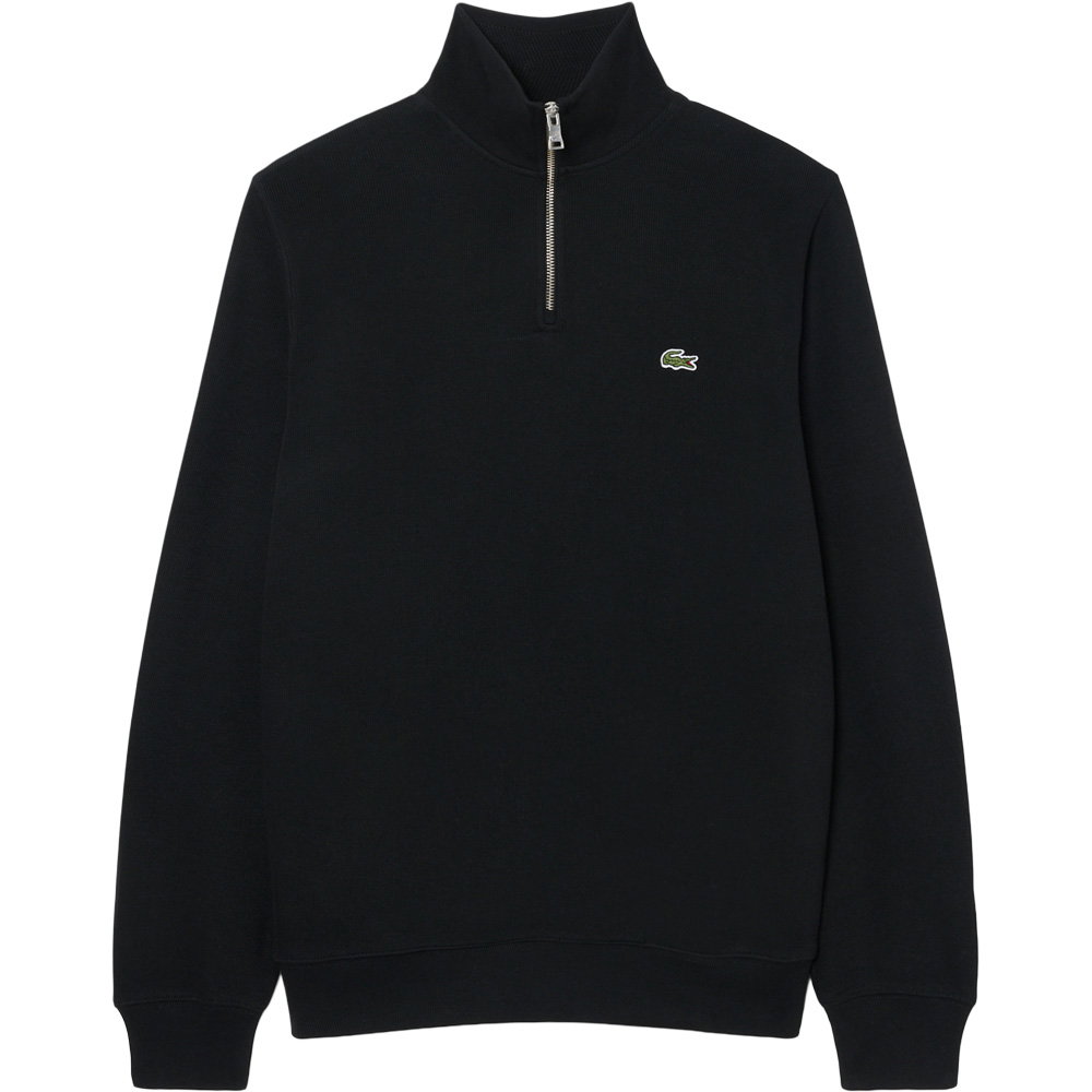 Lacoste - Half-Zip Sweatshirt Herren schwarz