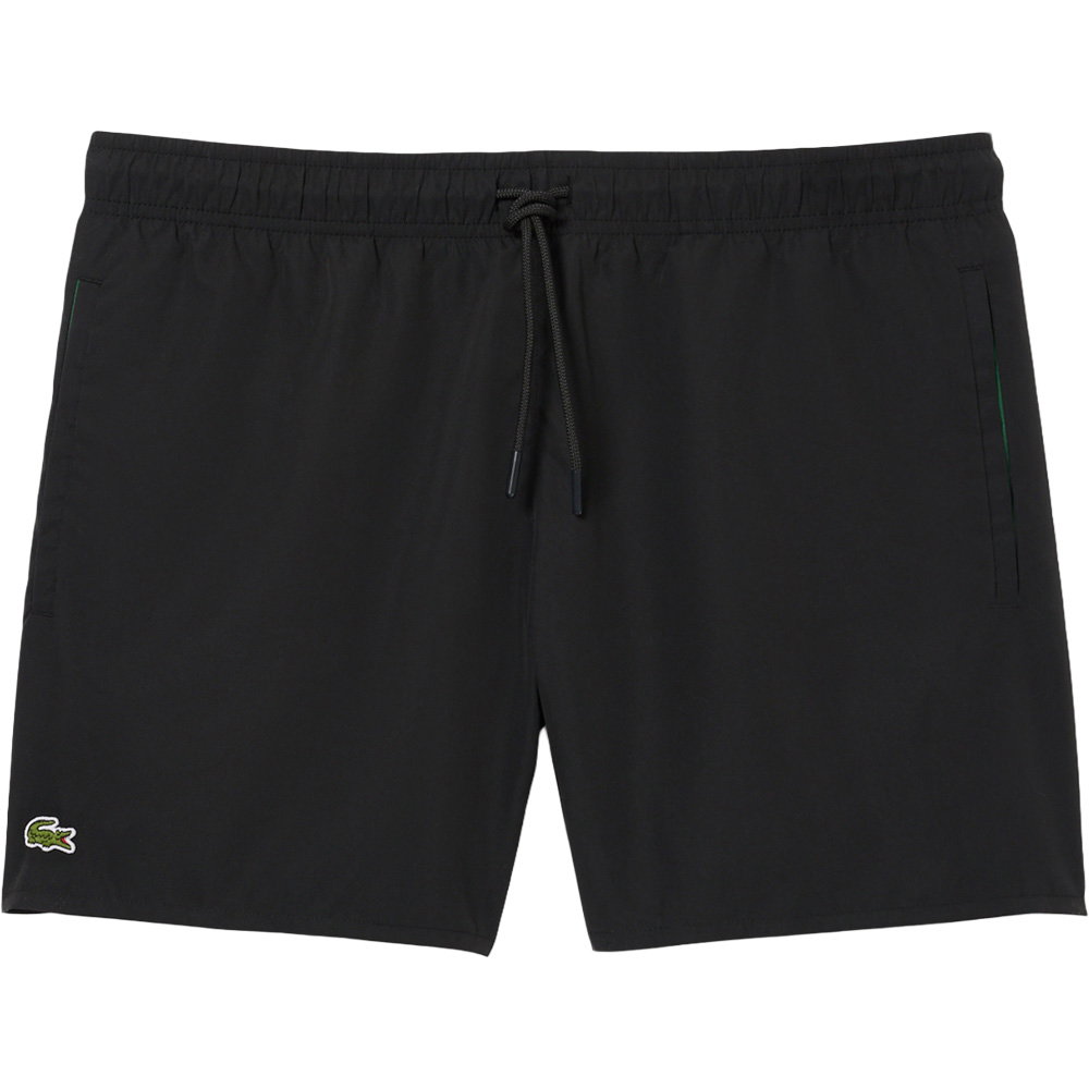 Lacoste - Quick-Dry Badeshorts Herren schwarz