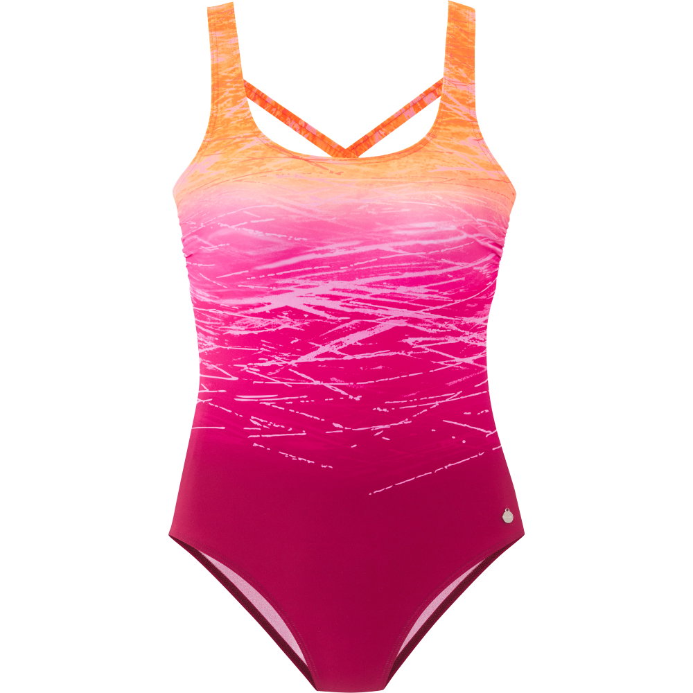 Lascana - Badanzug Damen orange