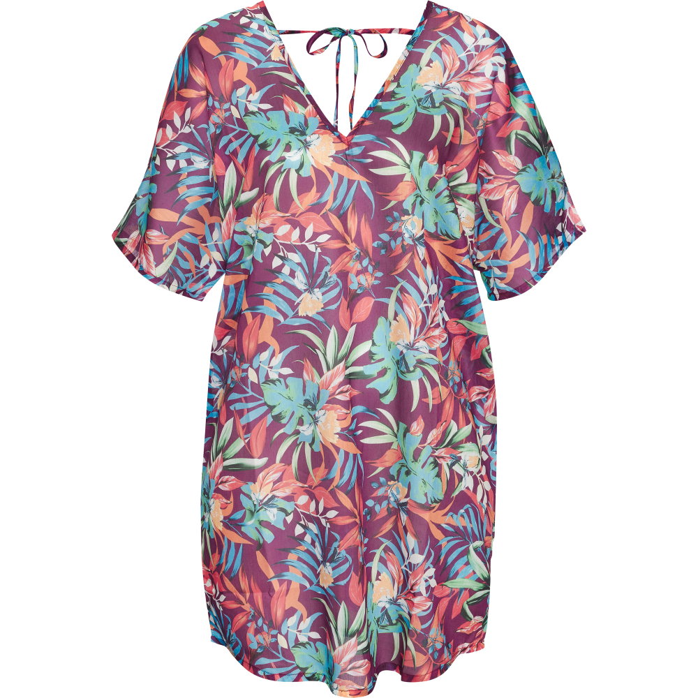 Lascana - Tunika Damen flowerprint berry