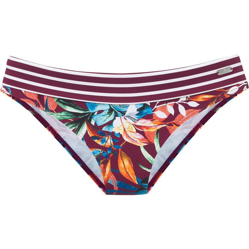 Lascana - Bikini-Umschlaghose Damen flowerprint berry