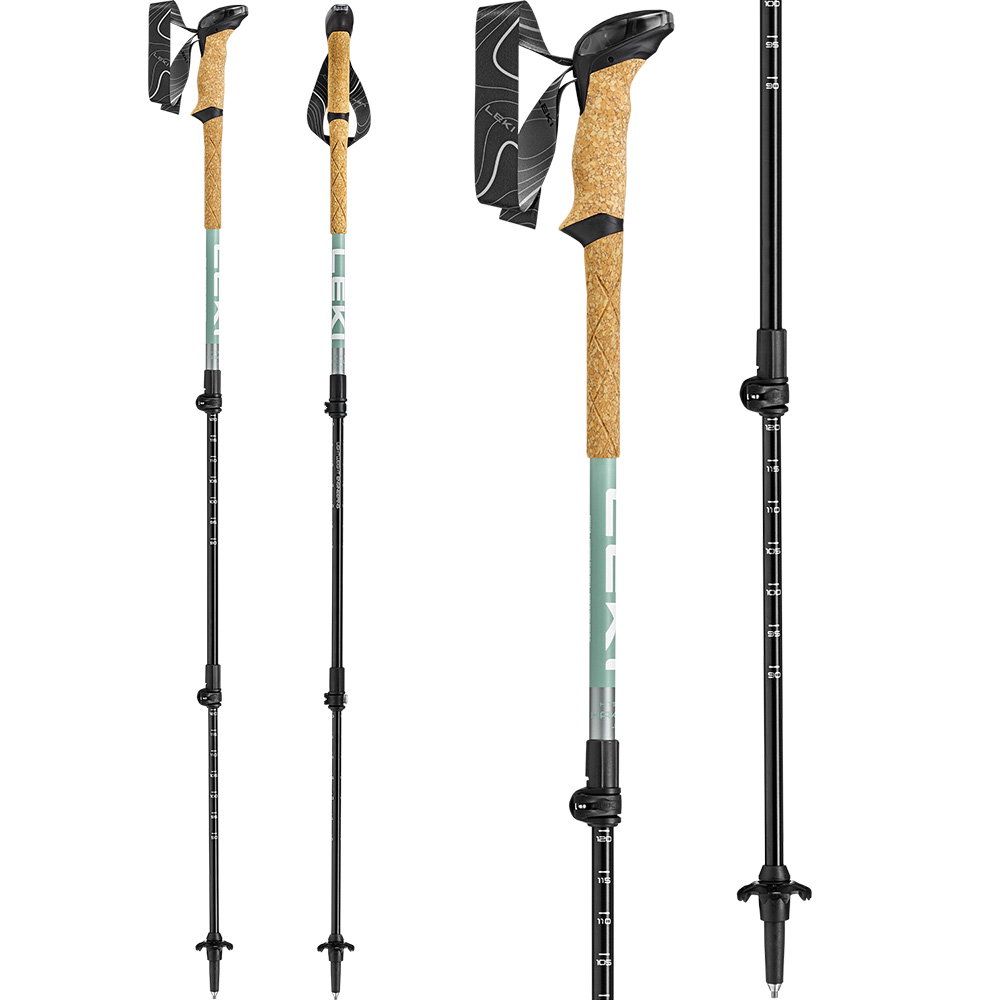 LEKI - Makalu Lite S Wanderstöcke greygreen