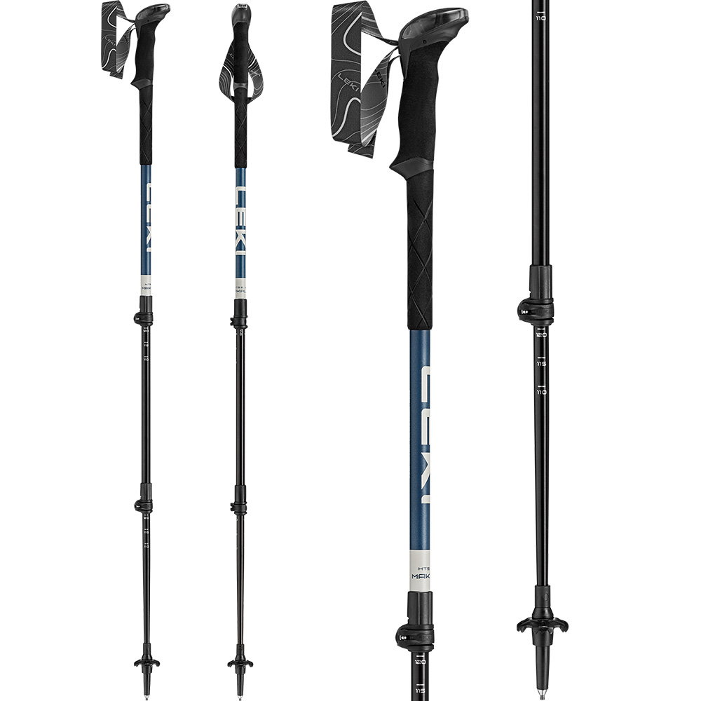 LEKI - Makalu Wanderstöcke stone blue dark