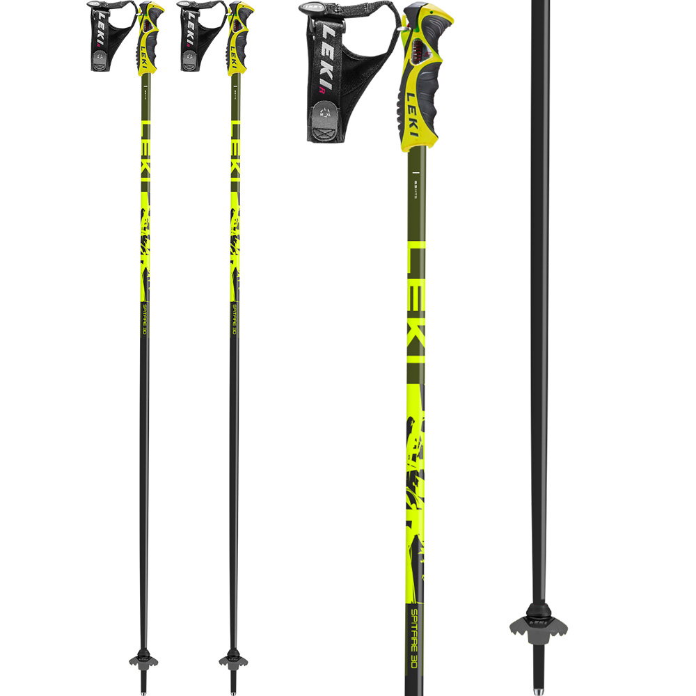 LEKI - Spitfire TR Alpine Poles black at Sport Bittl Shop