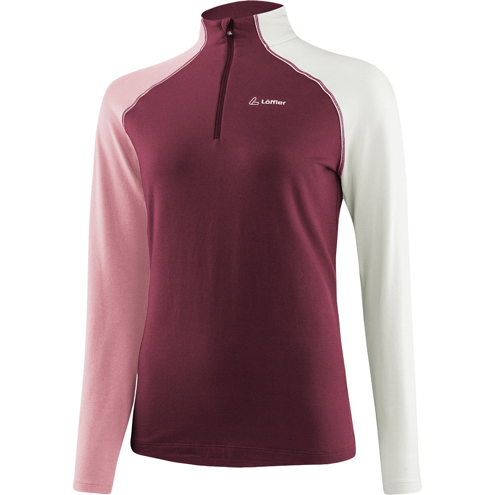 Löffler - Transtex® Coblo Midlayer Damen aubergine 242984_1321