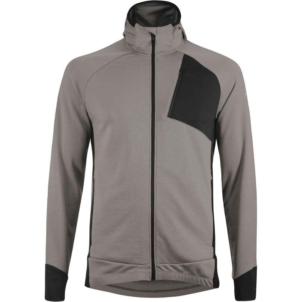 Löffler - Tech-Merino Zip Hoodie Herren nickel