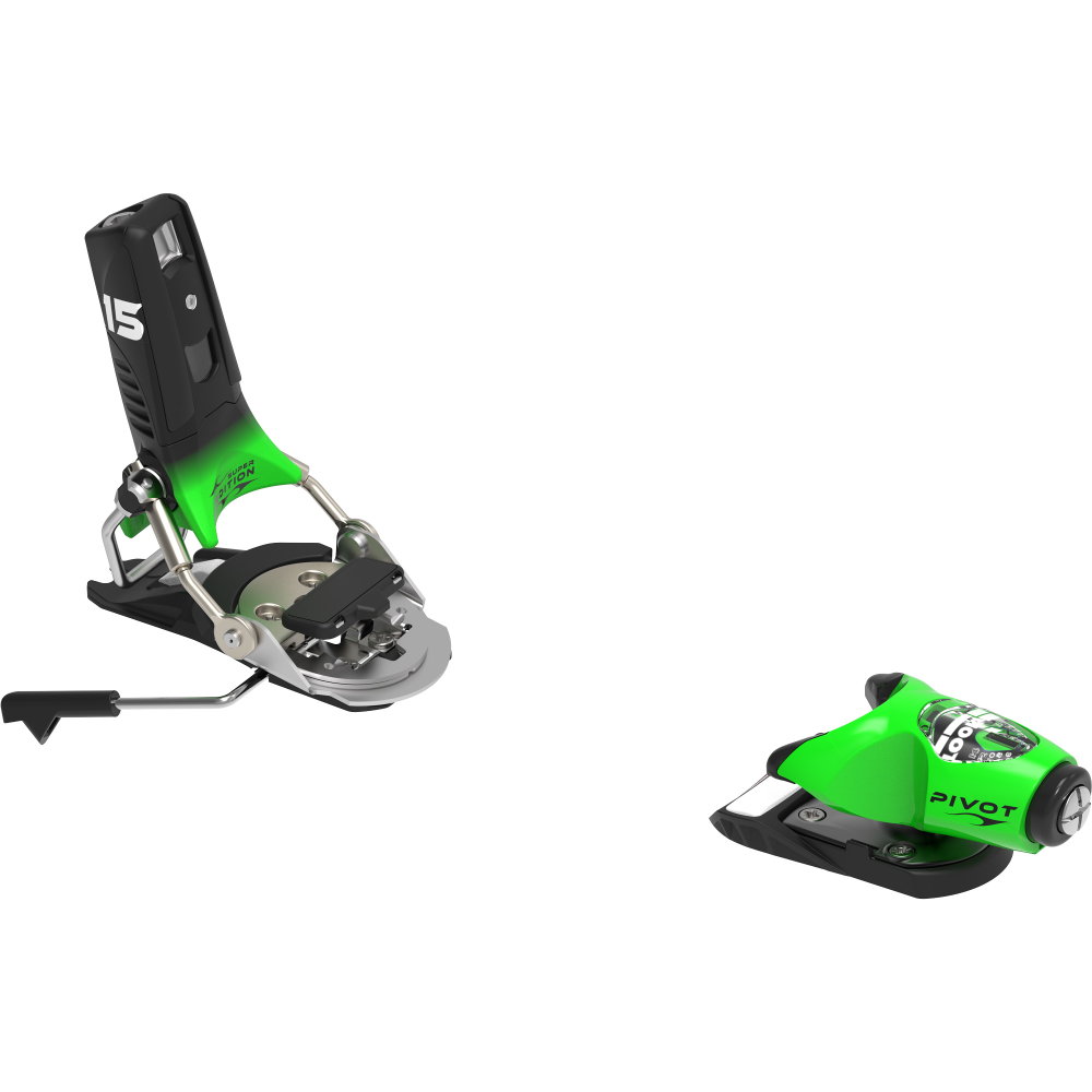 Look Bindings - Pivot 2.0 15 GripWalk® Freeski Bindung super green 105mm Stopper
