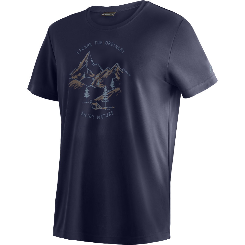 Maier Sports - Dieter Print T-Shirt Herren night sky