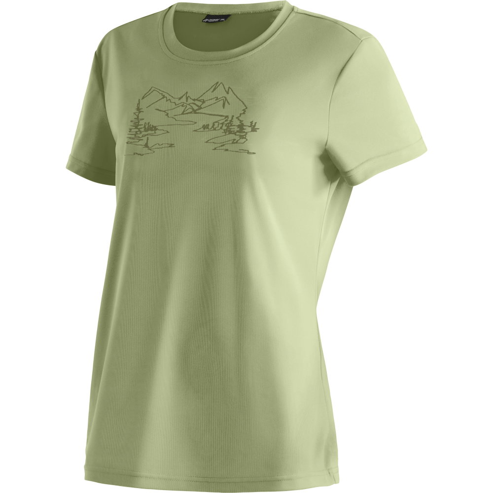 Maier Sports - Wilma Print T-Shirt Damen green foam