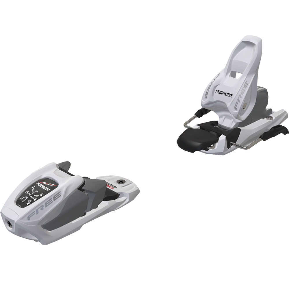 Marker - Free 7 Freeski Bindung 95mm Stopper weiß