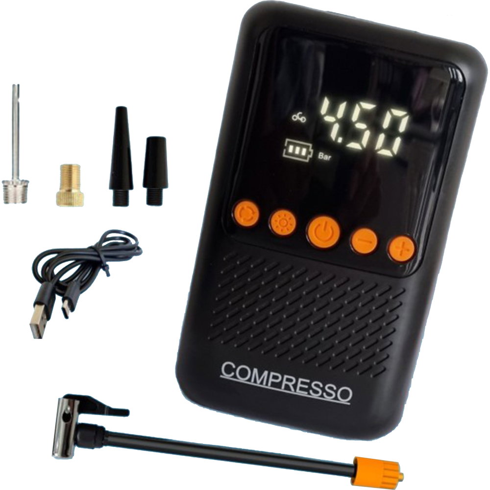 Mayersport - Compresso elektrische Luftpumpe schwarz