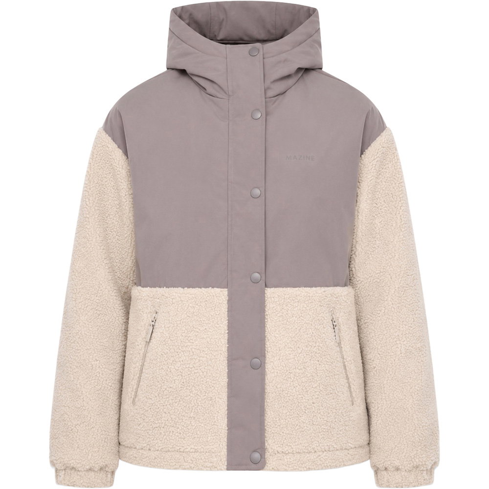 Mazine - Fabric Blocking Jacke Damen warm mud