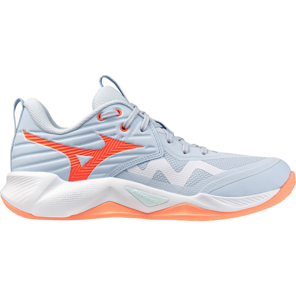 Mizuno - Wave Momentum Pro Hallenschuhe Damen blue finch