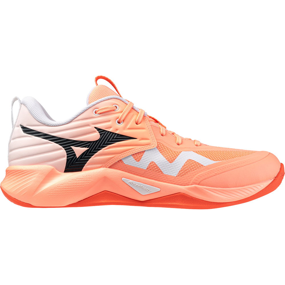 Mizuno - Wave Momentum Pro Hallenschuhe Herren flamingo coral