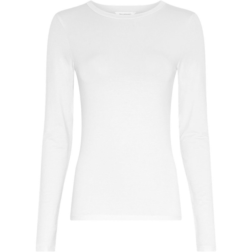MSCH Copenhagen - Betrina O Longsleeve Damen bright white