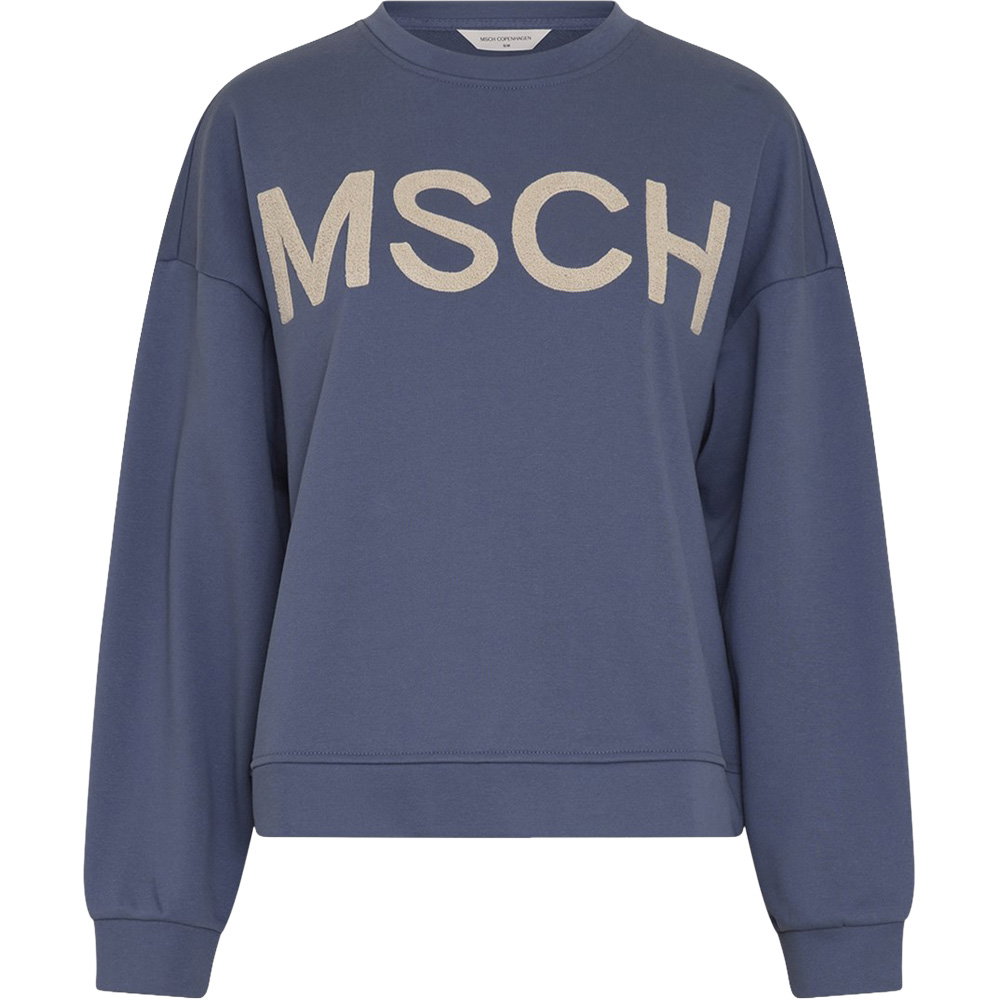 MSCH Copenhagen - Mela Briena Sweatshirt Damen v indigo oatmeal