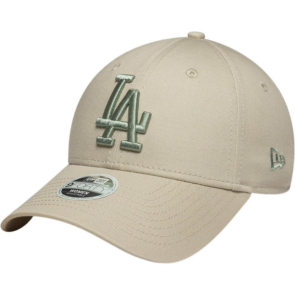 New Era - LA Dodgers MLB League Essential 9FORTY Cap Damen hellbeige