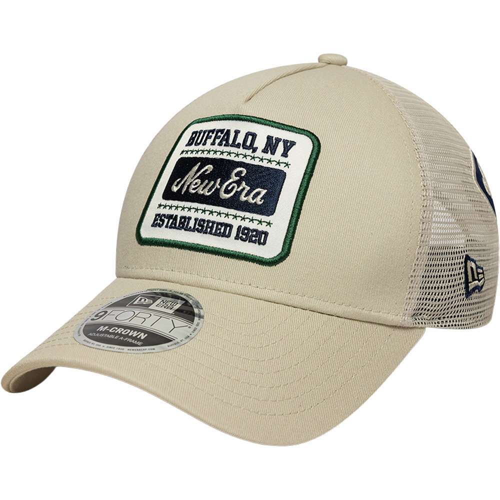 New Era - New Era Multi Patch 9FORTY M-Crown A-Frame Cap hellbeige