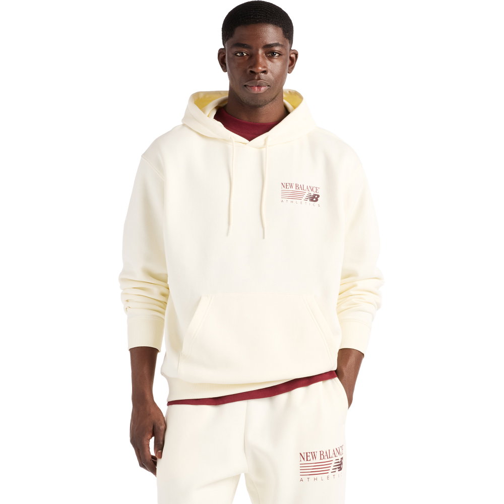 New Balance - Reimagined Fleece Hoodie Herren angora