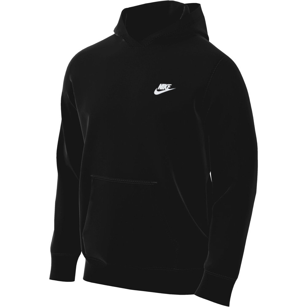 Nike - Club French Terry Hoodie Herren schwarz