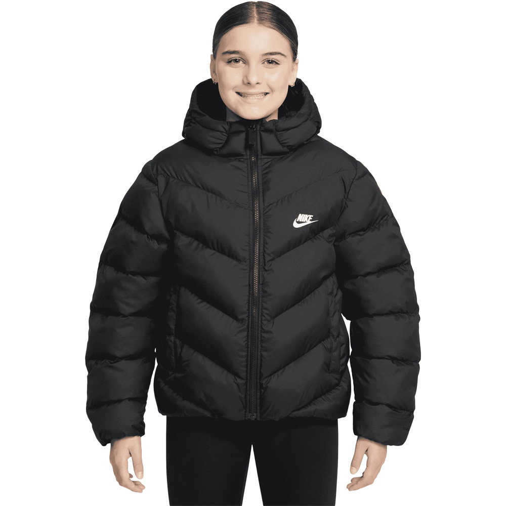 Nike - All Day Play Therma-FIT Puffer Jacke Kinder schwarz