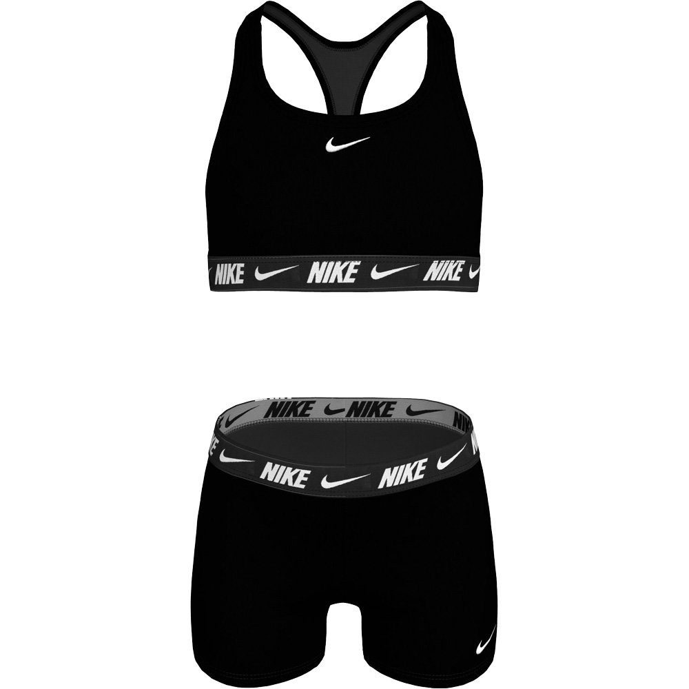 Nike - Racerback Bikini & Short Set Mädchen schwarz