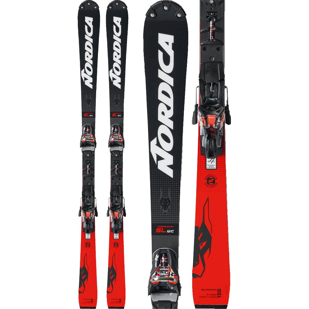 Nordica - Dobermann SL Race Plate 23/24 Ski mit Platte inkl. Race XCell 14 GripWalk® Bindung