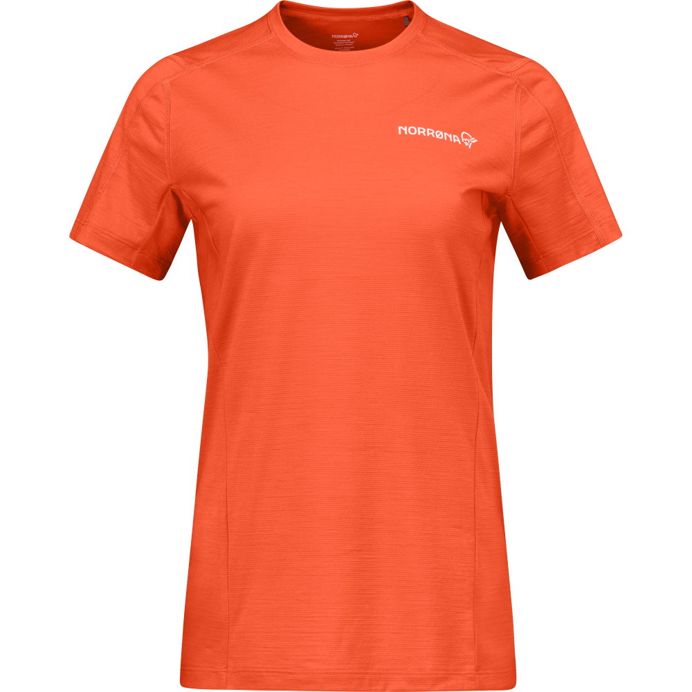 Norrona - Falketind EqualiserUll T-Shirt Damen paprika