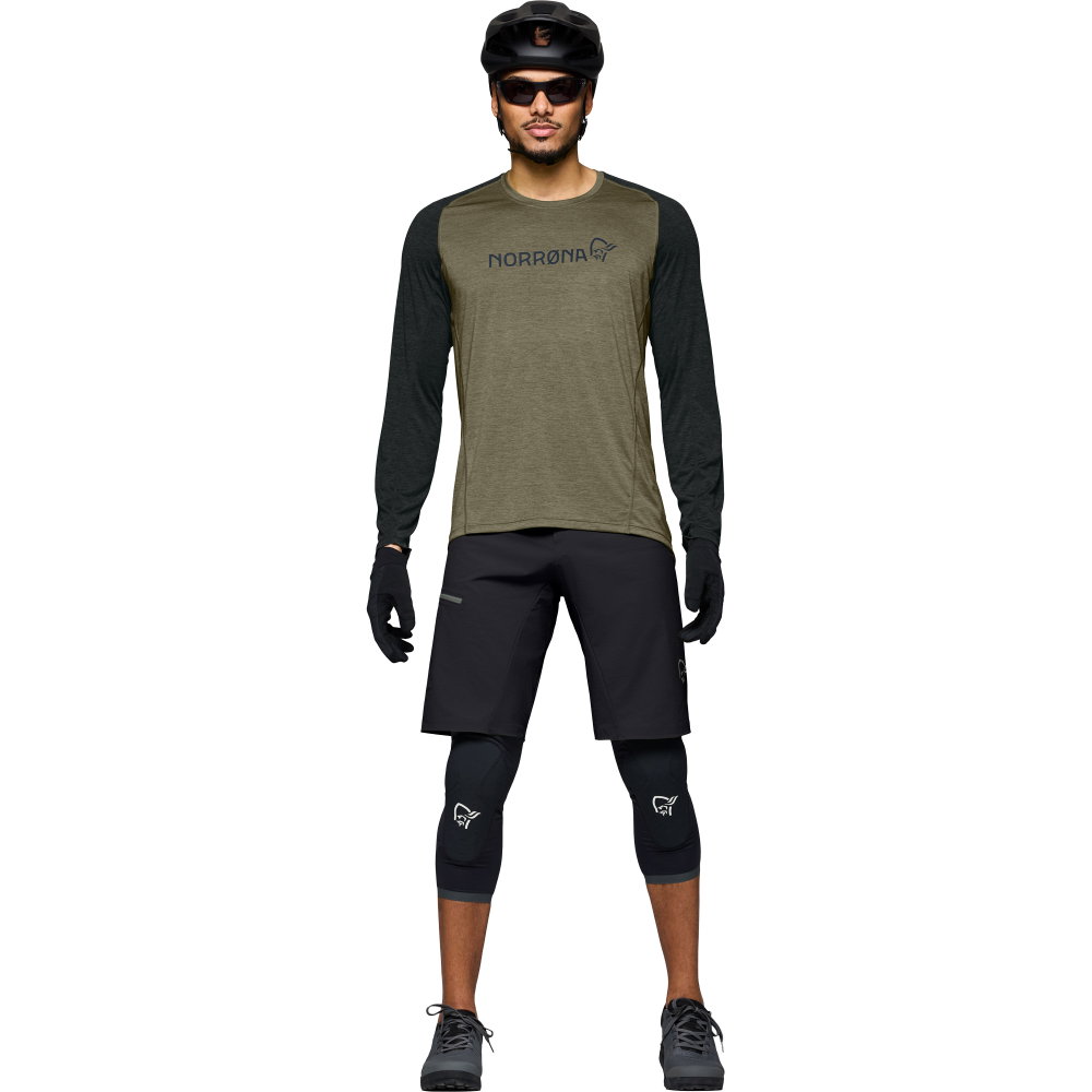 Norrona - Fjørå Equaliser Lightweight Longsleeve Bike Shirt Herren olive night