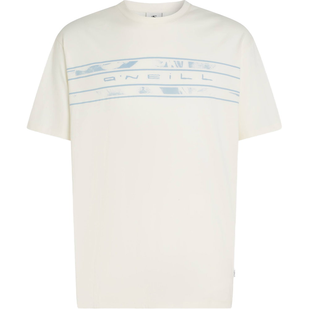 O'Neill - Flower Stripe T-Shirt Herren snow white