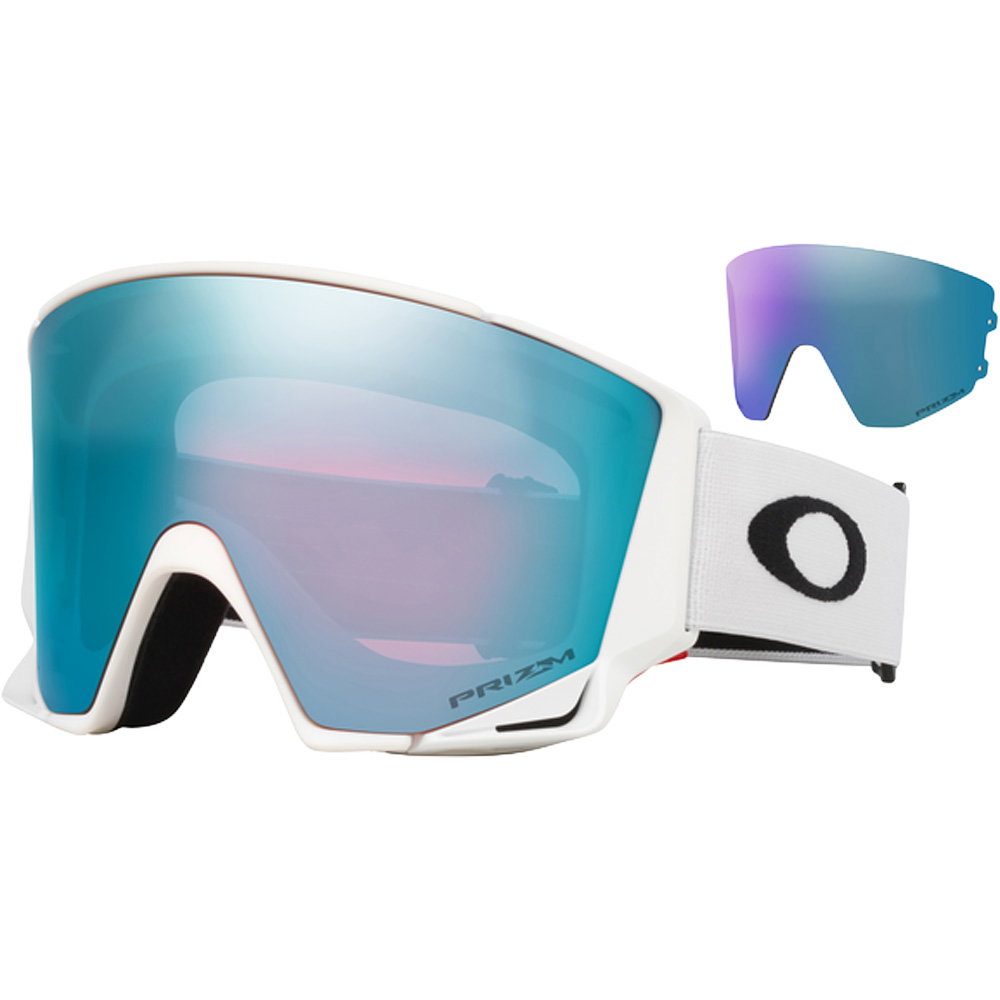 Oakley - Flow Scape L Skibrille matt white