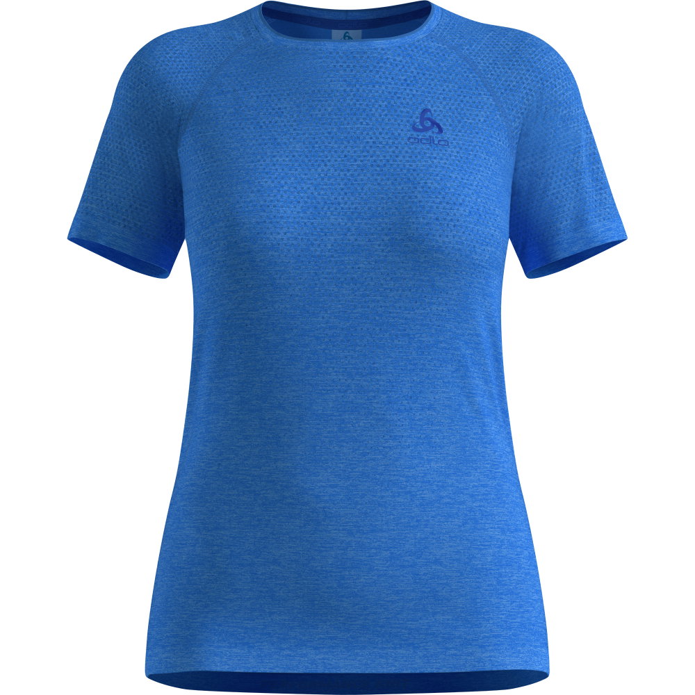 Odlo - Essential Seamless Laufshirt Damen dazzling blue melange