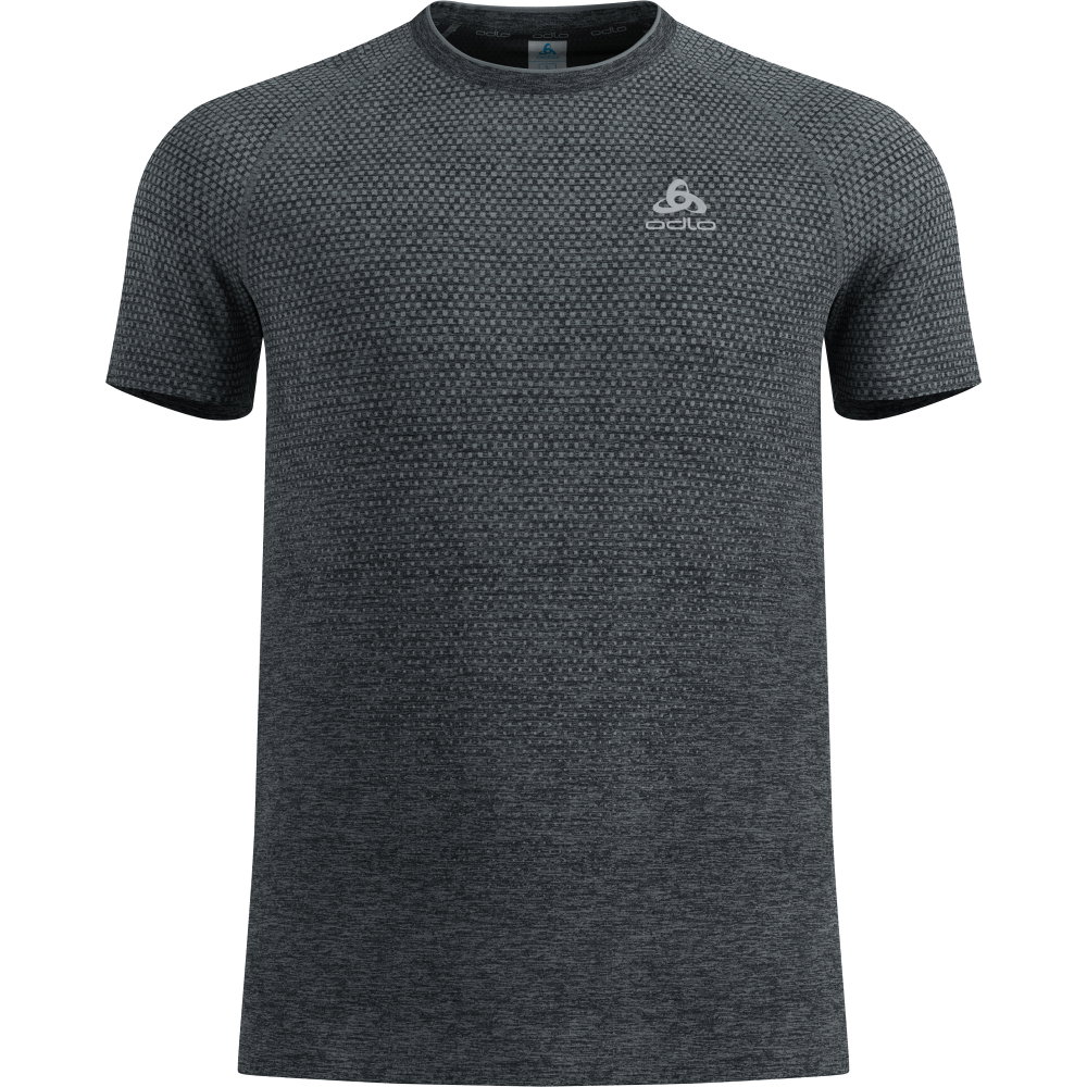 Odlo - Essential Seamless Laufshirt Herren grey melange