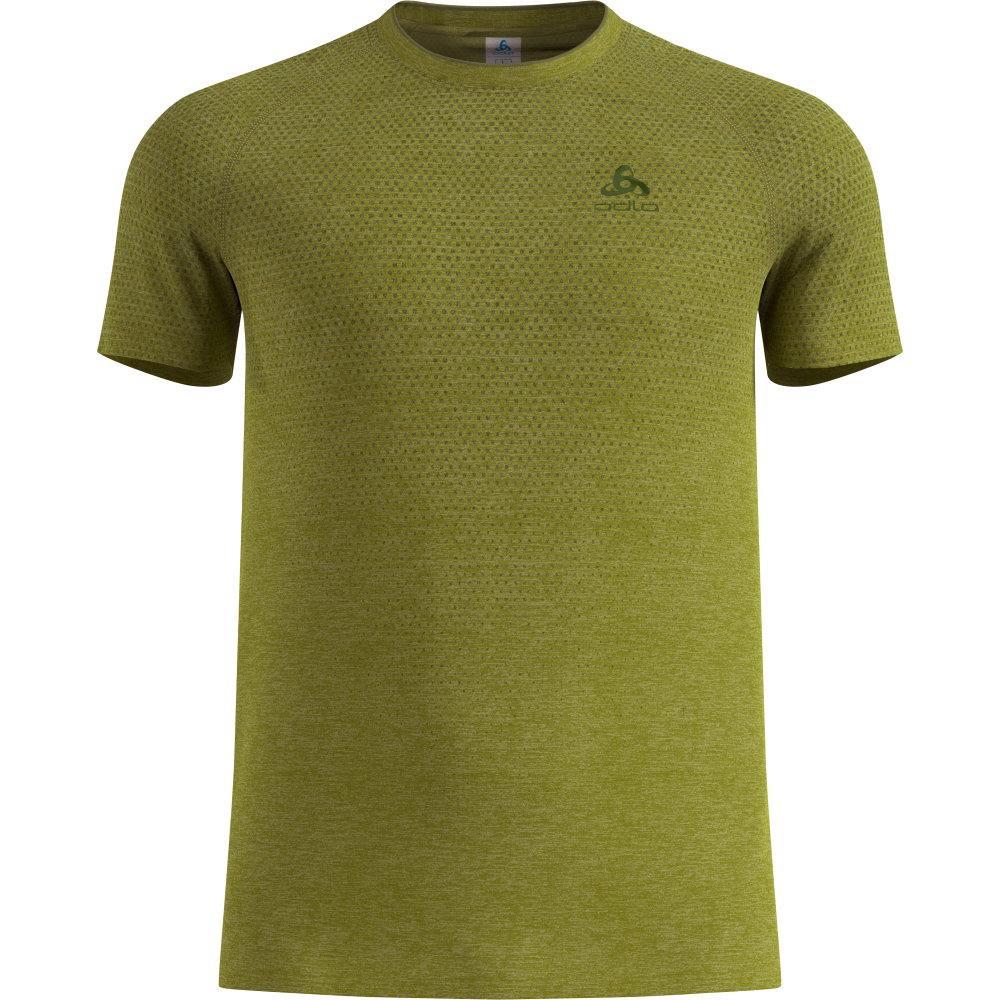 Odlo - Essential Seamless Laufshirt Herren guacamole melange