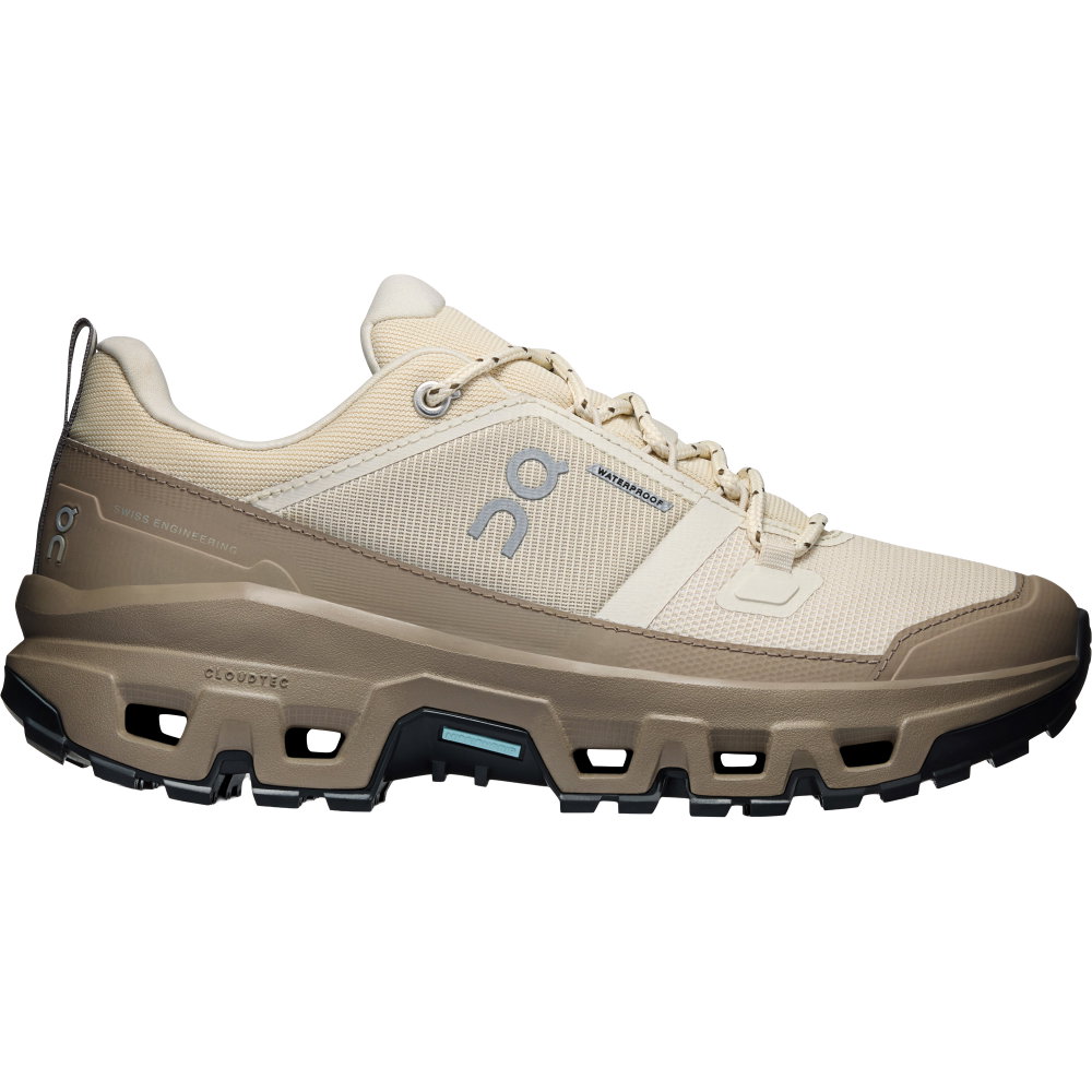 ON - Cloudrock Low WP Wanderschuhe Damen grain