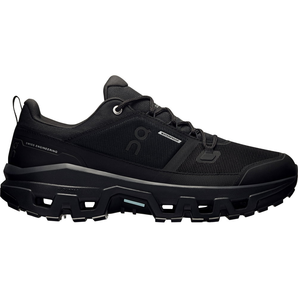 ON - Cloudrock Low WP Wanderschuhe Herren schwarz