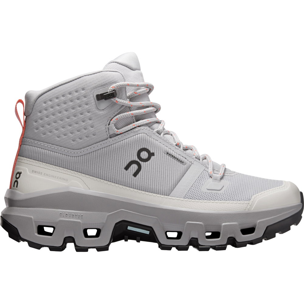 ON - Cloudrock Mid WP Wanderschuhe Damen glacier