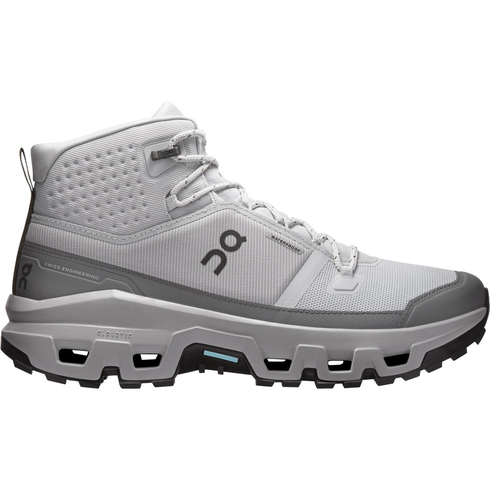 ON - Cloudrock Mid WP Wanderschuhe Herren glacier