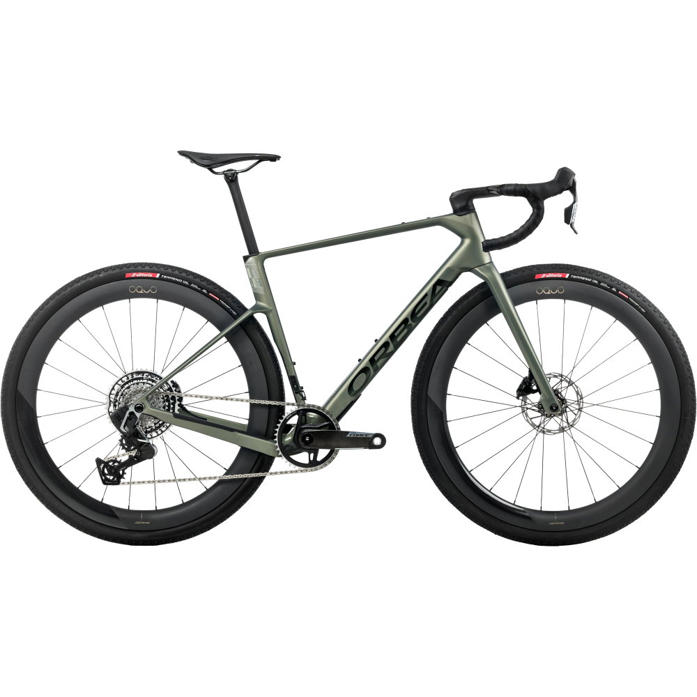 Orbea - Terra Race M21eLTD 1X Carbon Gravel Bike spaceship green