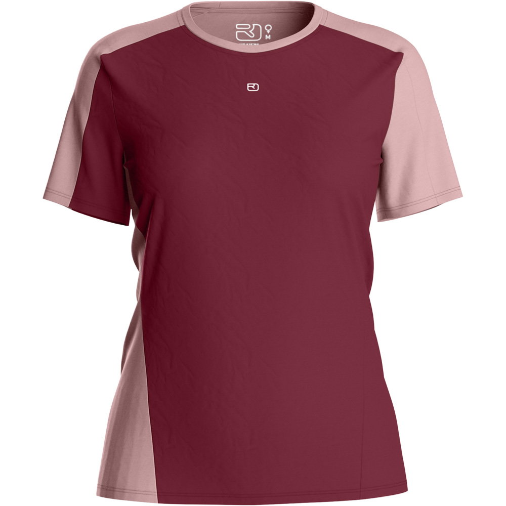 ORTOVOX - 120 Cool Tec Fast Upward T-Shirt Damen red malbec