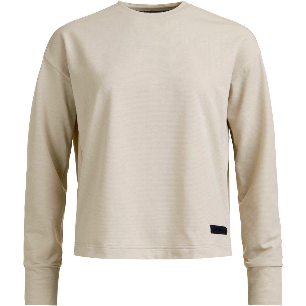 ORTOVOX - Affinity Crew Neck Sweatshirt Damen white tea