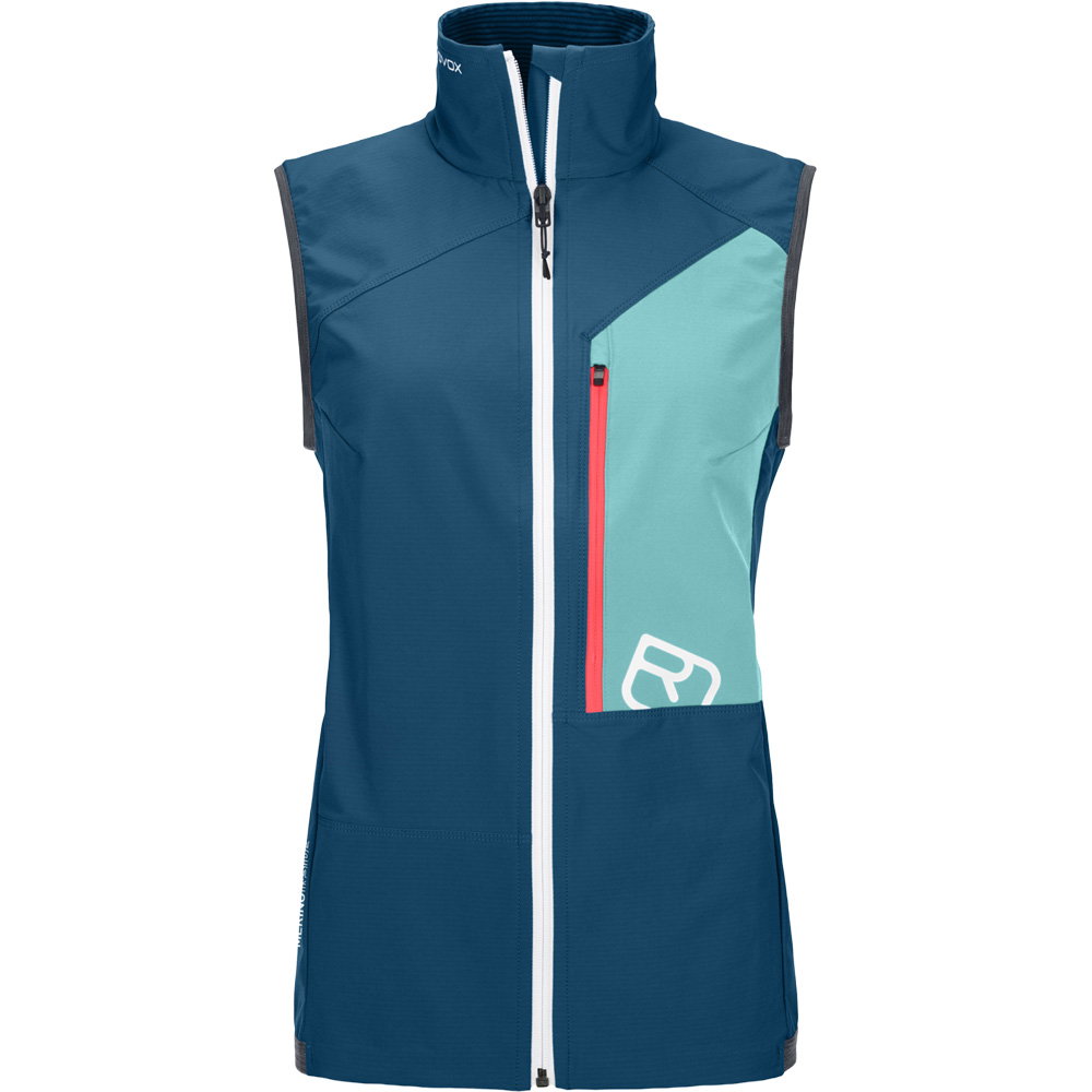 ORTOVOX - Berrino Softshellweste Damen petrol blue