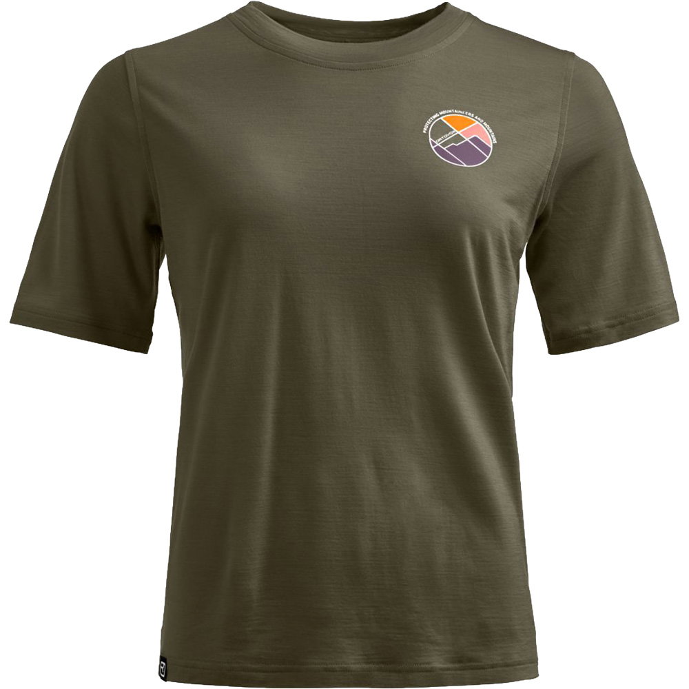 ORTOVOX - 140 Cool Round Landscape T-Shirt Damen dark wild herbs