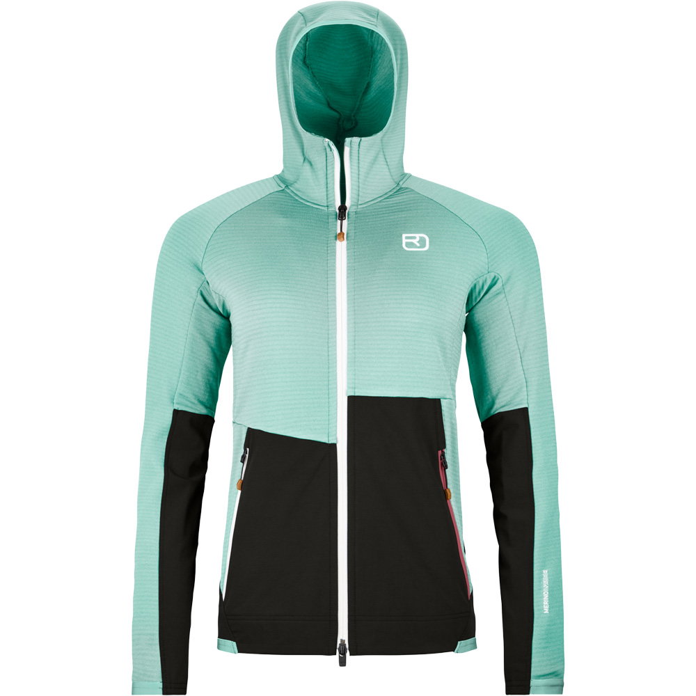 ORTOVOX - Fleece Rib Hoodie Damen aquatic ice 255855_1268