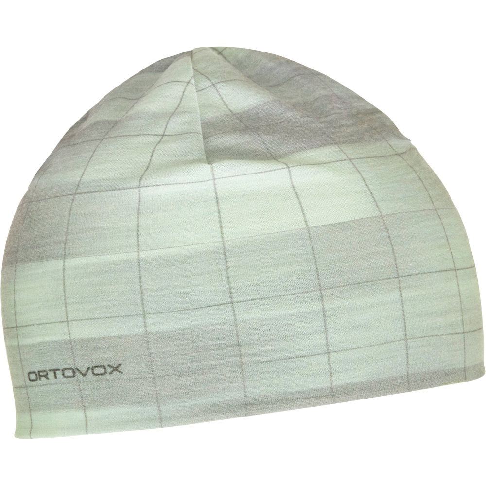 ORTOVOX - MTB Merino Beanie green acid motion aop