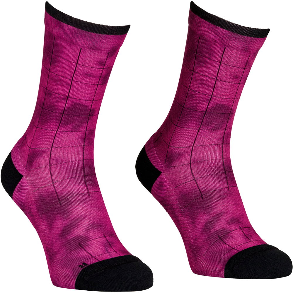 ORTOVOX - MTB Mid Socken Damen pink splash