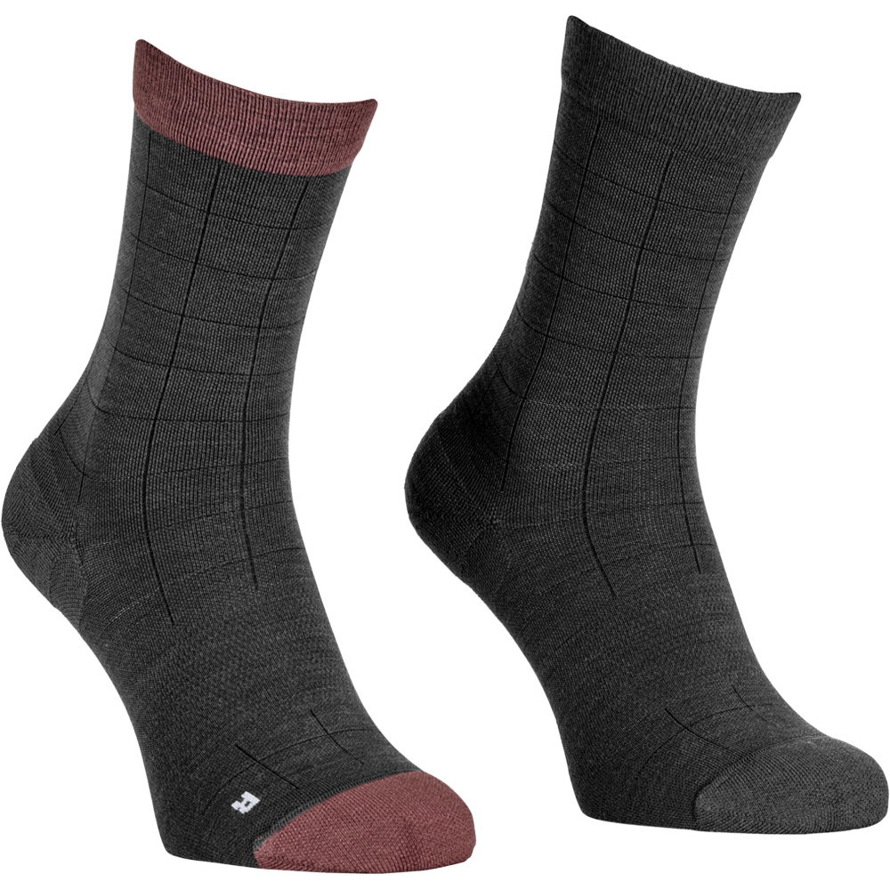 ORTOVOX - MTB Mid Light Socken Damen black raven