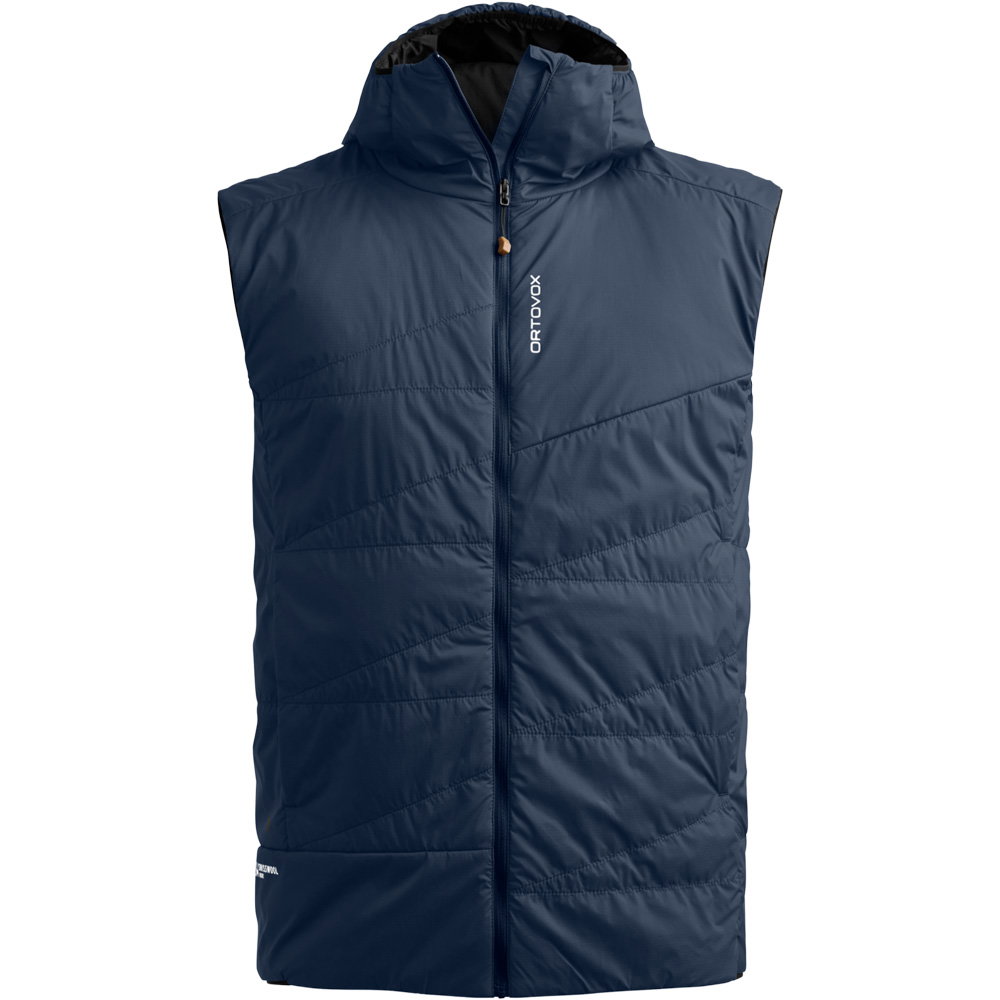 ORTOVOX - Swisswool Piz Duan Weste Herren blue nunatak